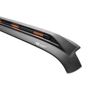 Rugged Ridge LightShield Hood Guard w/ Integrated LED Lights: Fits Jeep Wrangler (07-18)