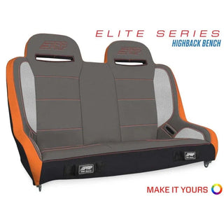 PRP Seats Elite Series Suspension Bench Seat (REAR): Jeep Wrangler / Gladiator (07-26)