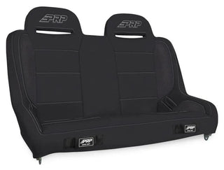 PRP Seats Elite Series Rear Bench Seat (REAR): Jeep Wrangler / Gladiator (07-26) - Black Vinyl