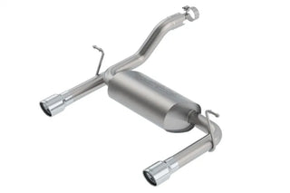 Borla Touring Axle-Back Exhaust System (Polished Tips): Jeep Wrangler JL 3.6L V6 2018 - 2025