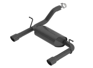 Borla Touring Axle-Back Exhaust System (Black): Jeep Wrangler JL 3.6L V6 2018 - 2025