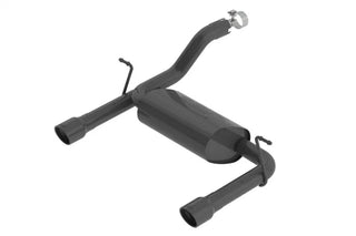 Borla Touring Axle-Back Exhaust System (Black): Jeep Wrangler JL 3.6L V6 2018 - 2025