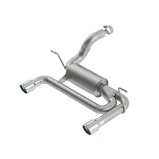 Borla ATAK Axle-Back Exhaust System (Polished Tips): Jeep Wrangler JL 3.6L V6 2018 - 2025