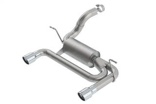 Borla ATAK Axle-Back Exhaust System (Polished Tips): Jeep Wrangler JL 3.6L V6 2018 - 2025