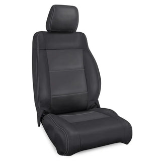 PRP Seats Front Seat Covers (PAIR): Jeep Wrangler JK 2007-2018 - Black/Grey