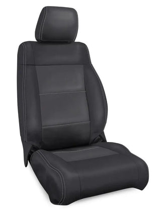 PRP Seats Front Seat Covers (PAIR): Jeep Wrangler JK 2007-2018 - Black/Grey