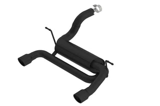 Borla Touring Axle-Back Exhaust System (Black): Jeep Wrangler JL 2.0L Turbo 2018 - 2023