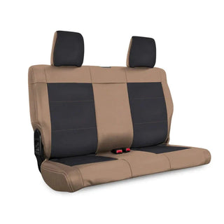 PRP Seats Rear Seat Cover (REAR): Jeep Wrangler (07-18) - Black / Tan