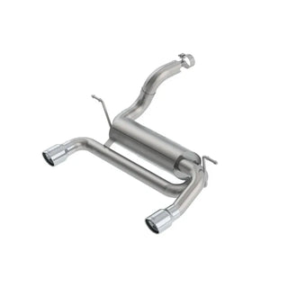 Borla Touring Axle-Back Exhaust System (Polished Tips): Jeep Wrangler JL 2.0L Turbo 2018 - 2023