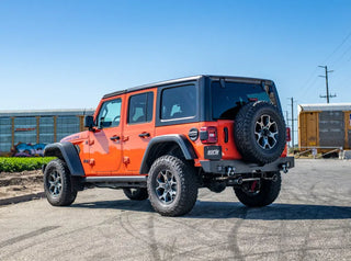 Borla Touring Axle-Back Exhaust System (Polished Tips): Jeep Wrangler JL 2.0L Turbo 2018 - 2023