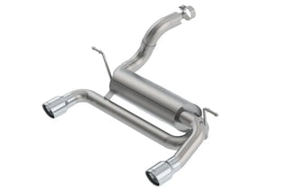 Borla Touring Axle-Back Exhaust System (Polished Tips): Jeep Wrangler JL 2.0L Turbo 2018 - 2023