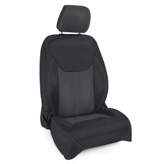 PRP Seats Front Seat Covers (FRONT): Fits Most Jeep Wrangler JK (2013-2018) - Black/Grey