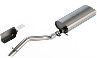 Borla S-Type Climber Cat-Back Exhaust Turn Down Tip (REAR): Jeep Wrangler JL 2018-2024 3.6L