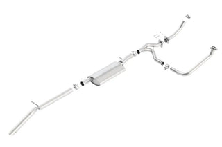 Borla S-Type Cat-Back Exhaust System (Turn Down Exit): Jeep Wrangler JK 3.6L V6 2012 - 2018