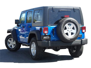Borla S-Type Cat-Back Exhaust System (Turn Down Exit): Jeep Wrangler JK 3.6L V6 2012 - 2018