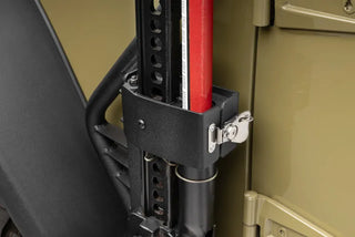 Go Rhino Front Fender Jack Mount for Hi-Lift Jack: Jeep Wrangler (07-18) - Textured Black