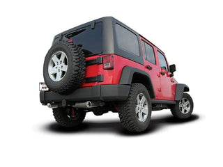 Borla ATAK Axle-Back Exhaust System (Polished Tips): Jeep Wrangler JK 3.6L V6 2012 - 2018