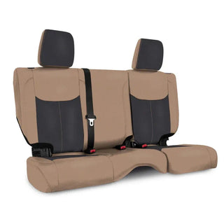 PRP Seats Rear Seat Cover (REAR): Jeep Wrangler JK 2-Door (2013-2018) - Black/Tan