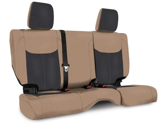 PRP Seats Rear Seat Cover (REAR): Jeep Wrangler JK 2-Door (2013-2018) - Black/Tan