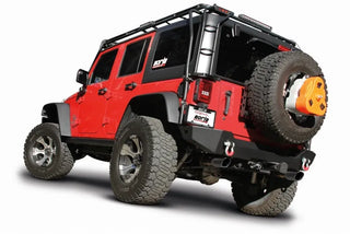 Borla Touring Axle-Back Exhaust System (Black Tips): Jeep Wrangler JK 3.6L V6 2012 - 2018