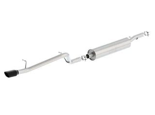 Borla S-Type Cat-Back Exhaust (Single Rear Exit): Jeep Wrangler JK 3.6L (12-18) - Black