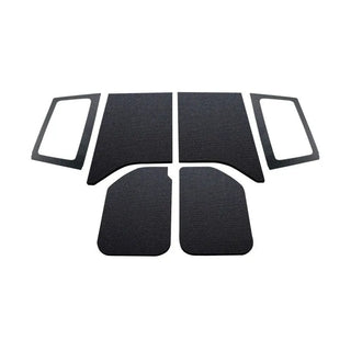 DEI Sound Deadening Headliner Kit 6-Piece: Fits Most Jeep Wrangler Models (2007-2018) - Black