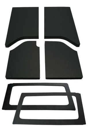 DEI Sound Deadening Headliner Kit 6-Piece: Fits Most Jeep Wrangler Models (2007-2018) - Black