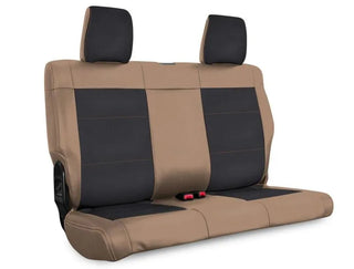 PRP Seats Rear Seat Cover (REAR): Jeep Wrangler (07-18) - Black w/ Tan