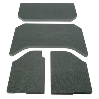 DEI Sound Deadening Boom Mat Headliner 4-Piece (BLACK): Fits Most Jeep Wrangler Models (2007-2018)