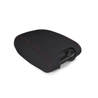 PRP Seats Center Console Cover: Jeep Wrangler (07-18) - Black w/ Red Stitching