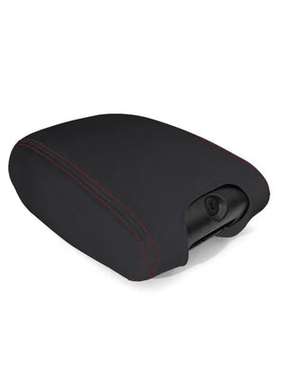 PRP Seats Center Console Cover: Jeep Wrangler (07-18) - Black w/ Red Stitching