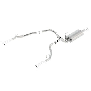 Borla Touring Cat-Back Exhaust (Polished Tips, Thru Bumper): Dodge Ram 5.7L Hemi (02-18)