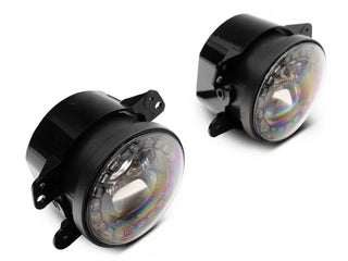 Raxiom Axial Series Nighthawk LED Fog Lights: Fits Most Jeep Wrangler Models (2007-2026)