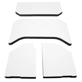 DEI Sound Deadening Headliner 4-Piece Kit: Fits Most Jeep Wrangler Models (2007-2018) - White