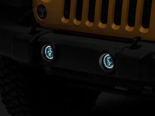 Raxiom Axial Series Nighthawk LED Fog Lights: Fits Most Jeep Wrangler Models (2007-2026)