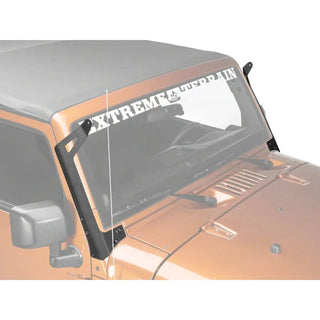 Raxiom 50-Inch LED Light Bar Windshield Mount Brackets: Fits Most Jeep Wrangler Models (2007-2018)