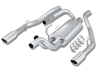 Borla S-Type Cat-Back Exhaust (UNDER BUMPER): Dodge Ram 5.7L Hemi 1500 (02-18) w/ Polished Tips