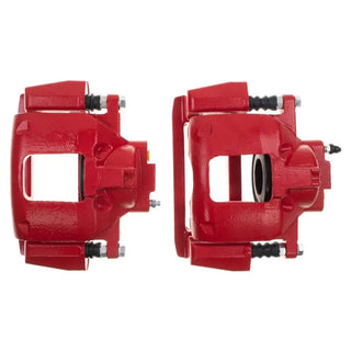 PowerStop Powder Coated Front Brake Caliper Pair (FRONT) w/ Bracket: Jeep Wrangler (07-18)