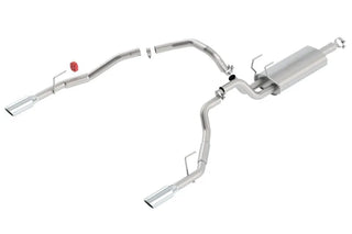 Borla S-Type Cat-Back Exhaust (UNDER BUMPER): Dodge Ram 5.7L Hemi 1500 (02-18) w/ Polished Tips
