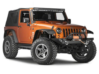 Raxiom 50-Inch LED Light Bar Windshield Mount Brackets: Fits Most Jeep Wrangler Models (2007-2018)