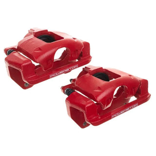PowerStop Powder Coated Front Brake Caliper Pair (FRONT) w/ Bracket: Jeep Wrangler (07-18)