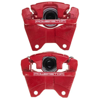 PowerStop Powder Coated Rear Brake Caliper Pair w/Bracket (REAR): Jeep Wrangler (07-18)
