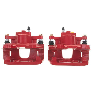 PowerStop Powder Coated Rear Brake Caliper Pair w/Bracket (REAR): Jeep Wrangler (07-18)