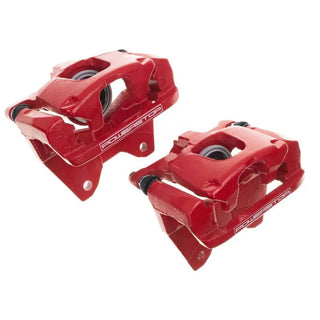 PowerStop Powder Coated Rear Brake Caliper Pair w/Bracket (REAR): Jeep Wrangler (07-18)