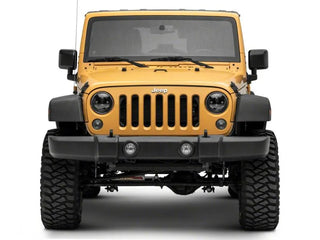 Raxiom 7-In LED Headlights Black Housing (PAIR): Fits Most Jeep Wrangler JK Models (2007-2018)