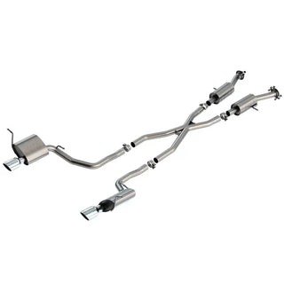 Borla S-Type Cat-Back Exhaust (Dual Exit): Jeep Grand Cherokee 3.6L V6 (11-21) - Polished