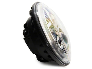 Raxiom 7-In LED Headlights Chrome Housing (PAIR): Fits Most Jeep Wrangler Models (2007-2018)