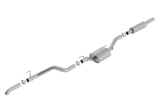 Borla S-Type Climber Cat-Back Exhaust System (Turn Down Exit): Jeep Gladiator JT 3.6L V6 2020 - 2025