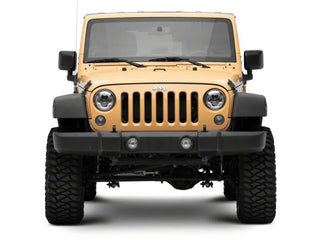 Raxiom 7-In LED Headlights Chrome Housing (PAIR): Fits Most Jeep Wrangler Models (2007-2018)