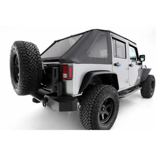Rampage TrailCrawler Rock Slider (PAIR): Jeep Wrangler (07-18) - Black